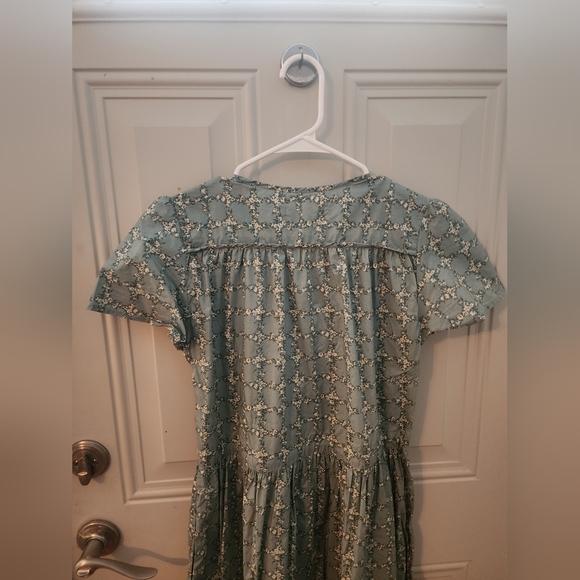 Christy Dawn Simple Dawn Dress in Sage Trellis - S - Picture 5 of 7